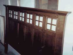 Amish Custom Made Oak Mission Headboard