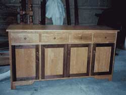 Amish Custom Made Maple Two Tone Buffet